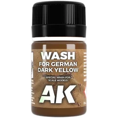 Краска AK Interactive Washes: Dark yellow Wash AK300