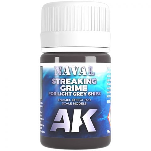 Краска AK Interactive Effects: Streaking Grime for Light Grey Ships AK305 (35 мл)