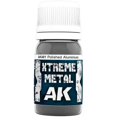 Краска AK Interactive Xtreme Metal: Polished Aluminium AK481