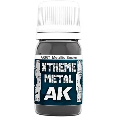 Краска AK Interactive Xtreme Metal: Smoke Metallic AK671