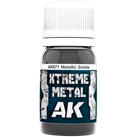 Краска AK Interactive Xtreme Metal: Smoke Metallic AK671