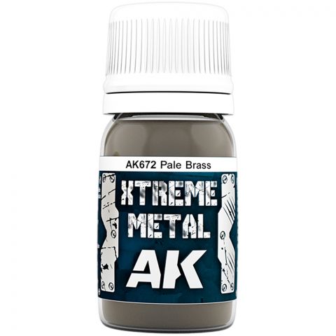 Краска AK Interactive Xtreme Metal: Pale Brass AK672