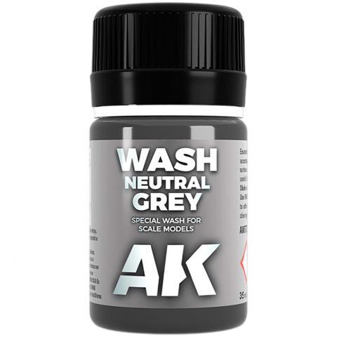 Краска AK Interactive Washes: Neutral Grey AK677