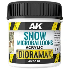 Текстурная паста AK Interactive Diorama: Snow Microballoons AK8010 (100 мл)