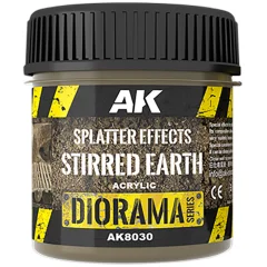 Текстурная паста AK Interactive Diorama: Splatter Effects Stirred Earth AK8030 (100 мл)