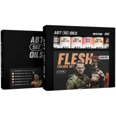 Набор красок ABT 502 Oils: Flesh Colors Set AKABT301