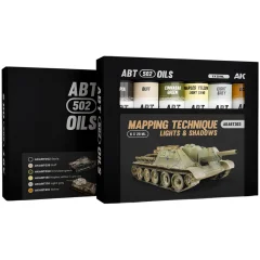 Набор красок ABT 502 Oils: Mapping Technique Lights & Shadows Set AKABT303