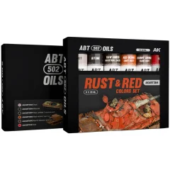 Набор красок ABT 502 Oils: Rust & Red Colors Set AKABT304