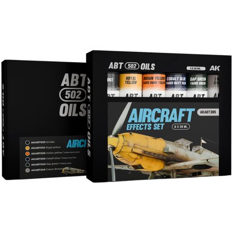Набор красок ABT 502 Oils: Aircraft Effects Set AKABT305