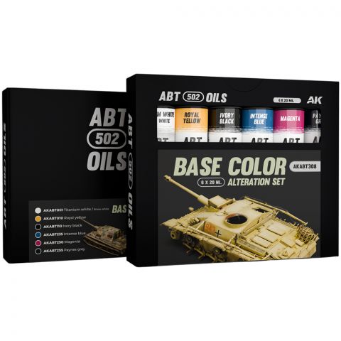 Набор красок ABT 502 Oils: Base Color Alteration Set AKABT308