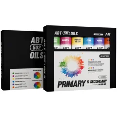 Набор красок ABT 502 Oils: Primary & Secondary Colors Set AKABT309