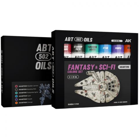 Набор красок ABT 502 Oils: Fantasy & Sci-Fi Colors Set AKABT310