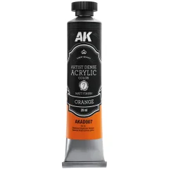 Краска AK Artistic Dense Acrylic: Orange AKAD007
