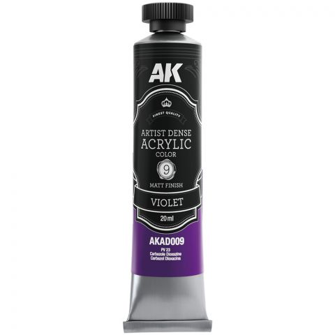 Краска AK Artistic Dense Acrylic: Violet AKAD009