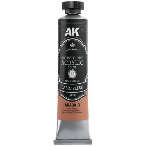 Краска AK Artistic Dense Acrylic: Basic Flesh AKAD013