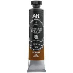 Краска AK Artistic Dense Acrylic: Sienna AKAD016