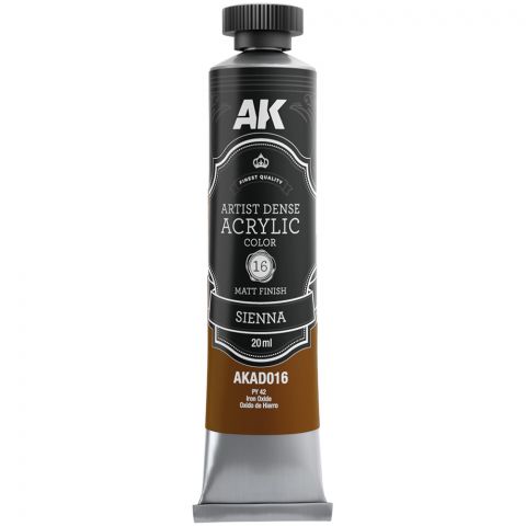 Краска AK Artistic Dense Acrylic: Sienna AKAD016