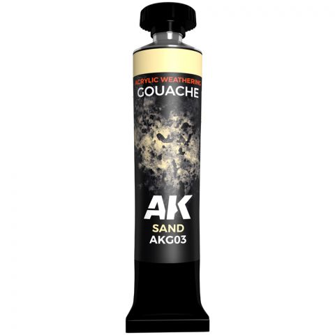 Краска AK Interactive Gouache: Sand AKG03 (20 мл)