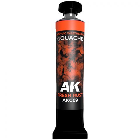 Краска AK Interactive Gouache: Fresh Rust AKG09 (20 мл)