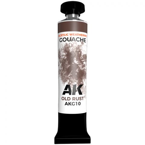 Краска AK Interactive Gouache: Old Rust AKG10 (20 мл)