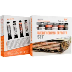 Набор красок AK Interactive Gouache: Weathering Effects Set AKG25