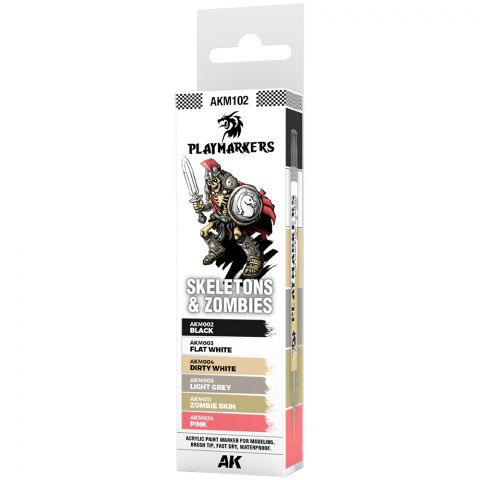 Набор маркеров AK Interactive Playmarkers: Skeletons & Zombies AKM102