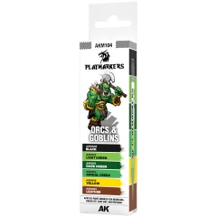 Набор маркеров AK Interactive Playmarkers: Orcs & Goblins AKM104