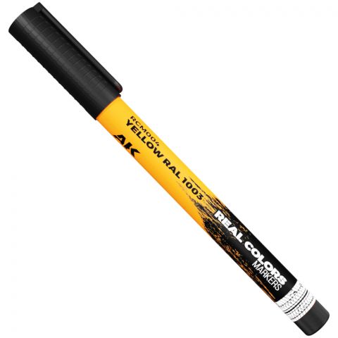 Маркер AK Interactive Real Colors: Yellow RAL1003 RCM004