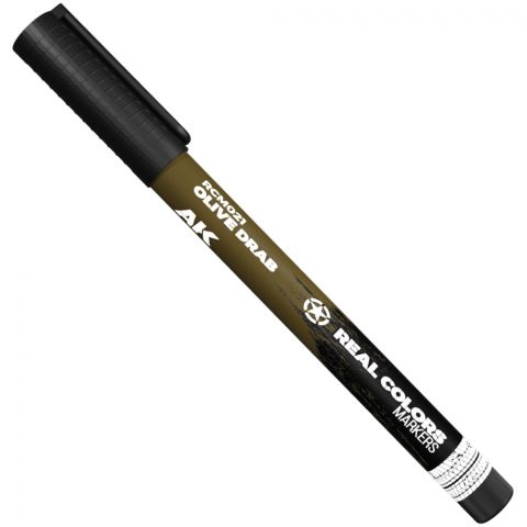Маркер AK Interactive Real Colors: Olive Drab RCM021