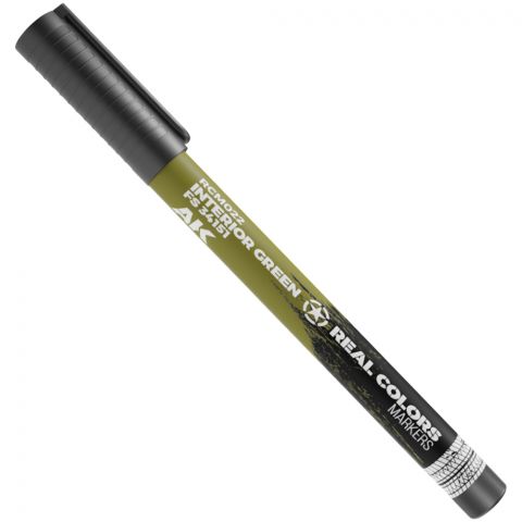 Маркер AK Interactive Real Colors: Interior Green FS 34151 RCM022