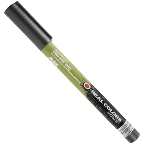 Маркер AK Interactive Real Colors: IJN M3 (M) Mitsubishi Interior Green RCM029