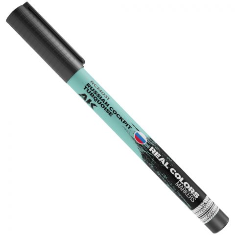 Маркер AK Interactive Real Colors: Russian Cockpit Turquoise RCM031