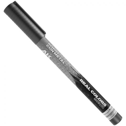Маркер AK Interactive Real Colors: Gun Metal RCM032