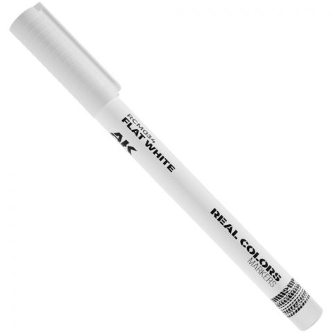 Маркер AK Interactive Real Colors: Flat White RCM034