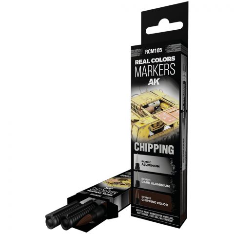 Набор маркеров AK Interactive Real Colors: Chipping RCM105