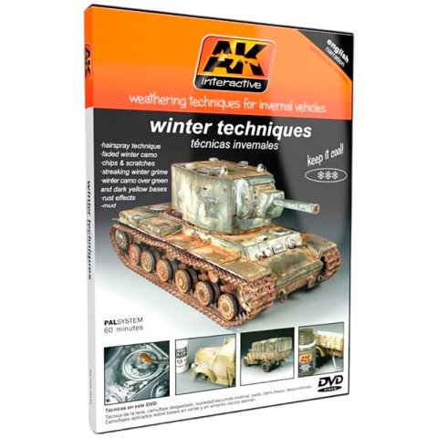Руководство AK Interactive Weathering Techniques For Invernal Vehicles: Winter Techniques