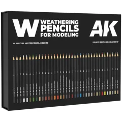 Набор карандашей AK Interactive: Weathering Pencils for Modeling. Deluxe Edition Box AK10047