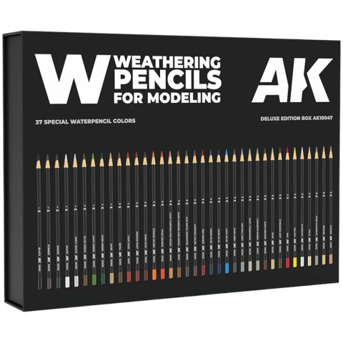 Набор карандашей AK Interactive: Weathering Pencils for Modeling. Deluxe Edition Box AK10047