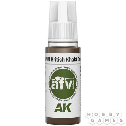 Вопросы про Краска AK Interactive: WWI Brithish Khaki Brown Base AK11301 (18 мл)
