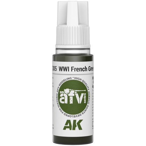 Краска AK Interactive: WWI French Green 1 AK11305 (18 мл)