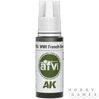 Краска AK Interactive: WWI French Green 2 AK11306 (18 мл)