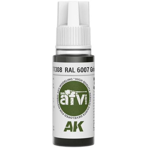 Краска AK Interactive AFV: RAL 6007 Grün AK11308 (18 мл)