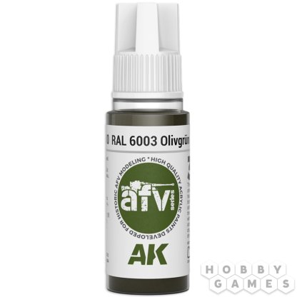 Краска AK Interactive AFV: RAL 6003 Olivegrün opt. 2 AK11310 (18 мл)