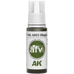 Краска AK Interactive AFV: RAL 6003 Olivegrün opt. 2 AK11310 (18 мл)