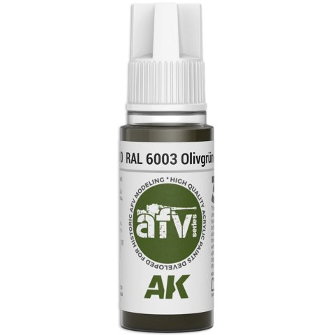 Краска AK Interactive AFV: RAL 6003 Olivegrün opt. 2 AK11310 (18 мл)