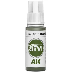 Краска AK Interactive AFV: RAL 6011 Resedagrün AK11311 (18 мл)