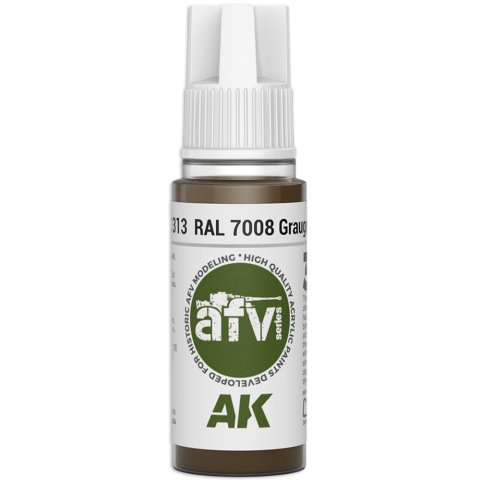 Краска AK Interactive AFV: RAL 7008 Graugrün AK11313 (18 мл)