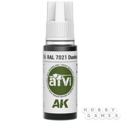 Краска AK Interactive AFV: RAL 7021 Dunkelgrau AK11316 (18 мл)