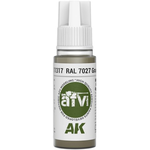 Краска AK Interactive AFV: RAL 7027 Grau AK11317 (18 мл)