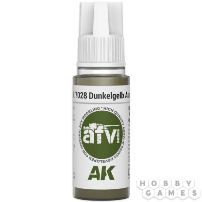 Краска AK Interactive AFV: RAL 7028 Dunkelgelb Ausgabe 1944  AK11319 (18 мл)